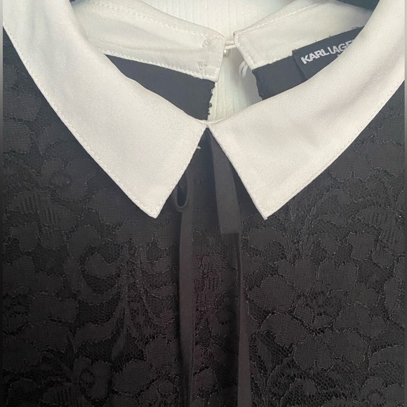 Karl Largerfeld Paris Lace Top - Picture 2 of 5